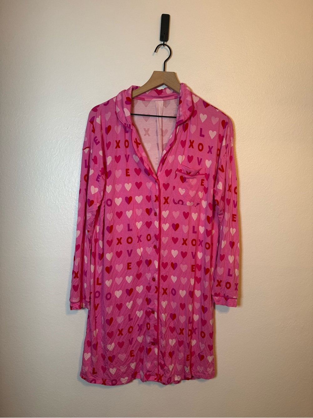 Little Sleepies XOXO Hearts Night Gown - Picture 1 of 5